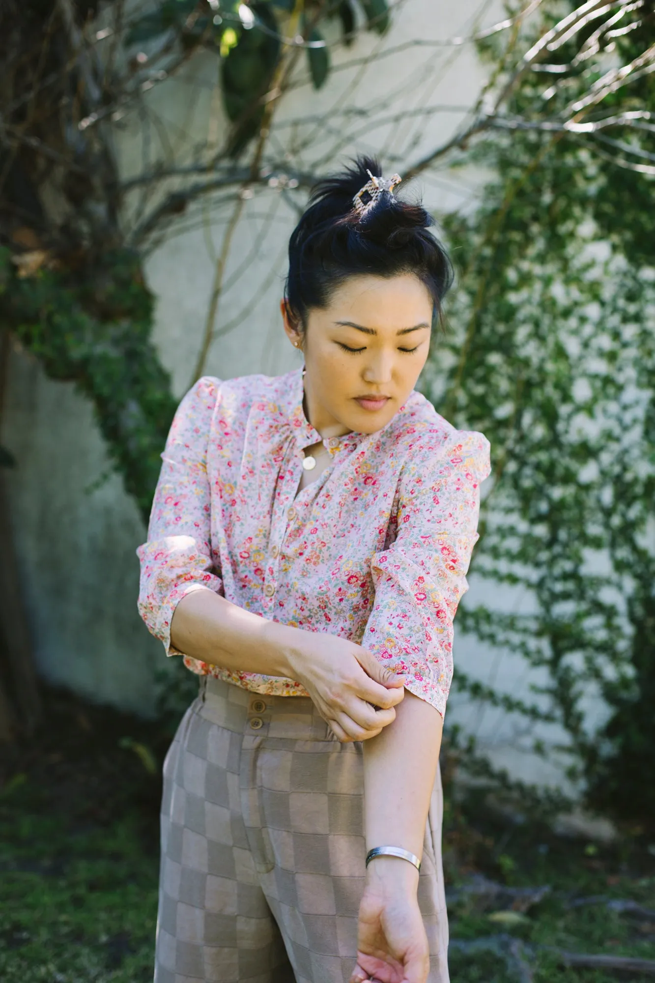 Carly Popover Blouse - Carnation