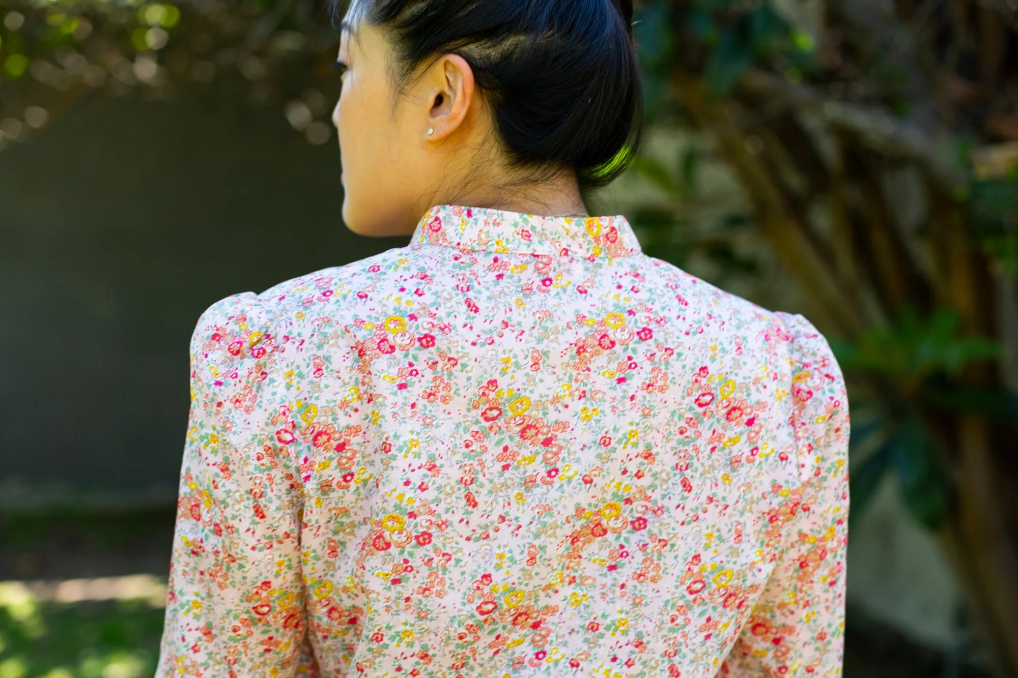 Carly Popover Blouse - Carnation