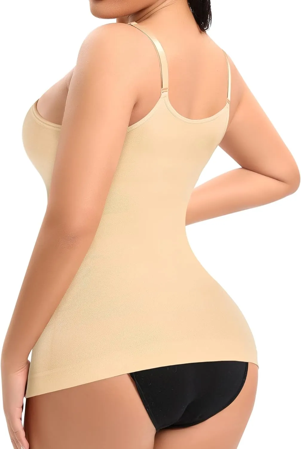 DERCA Women's Shapewear Cami Tummy Control Compression Tank Tops Adjustable Straps Body Shaper Camisoles