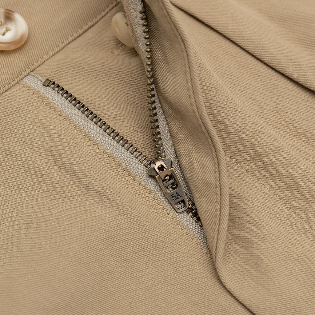DOUBLE PLEATED TROUSER