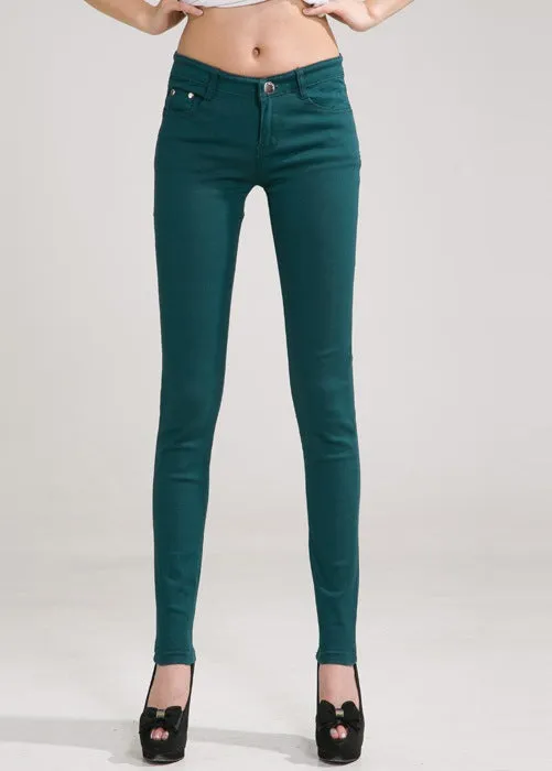 Fashion Color Pencil Pants
