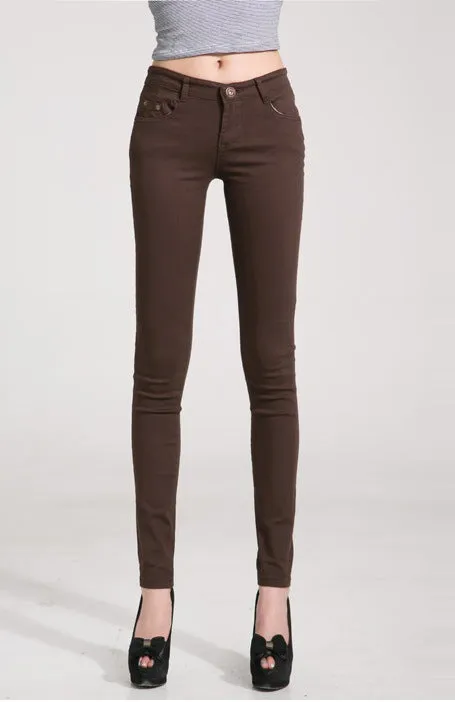 Fashion Color Pencil Pants
