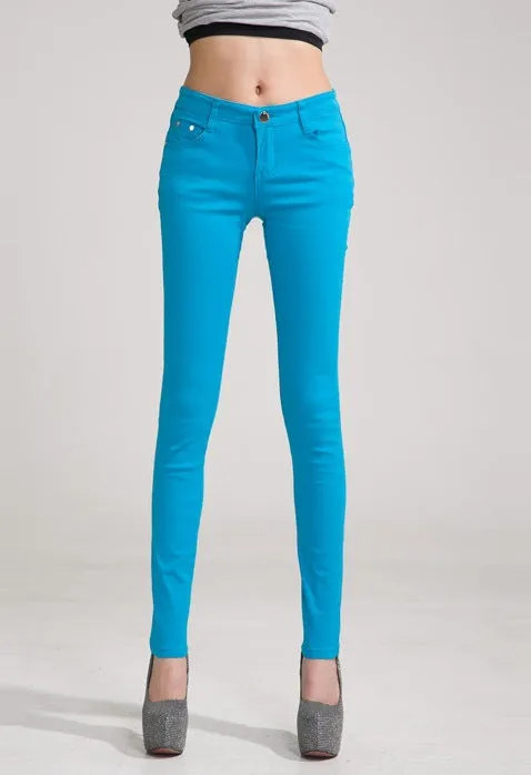 Fashion Color Pencil Pants