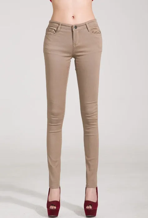 Fashion Color Pencil Pants