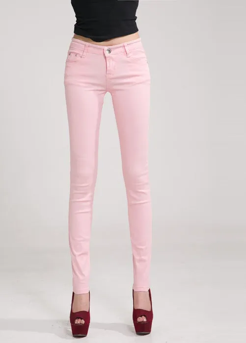 Fashion Color Pencil Pants