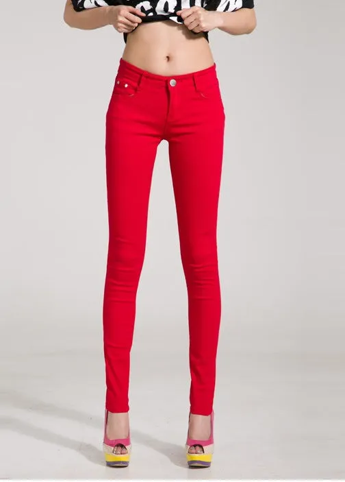 Fashion Color Pencil Pants