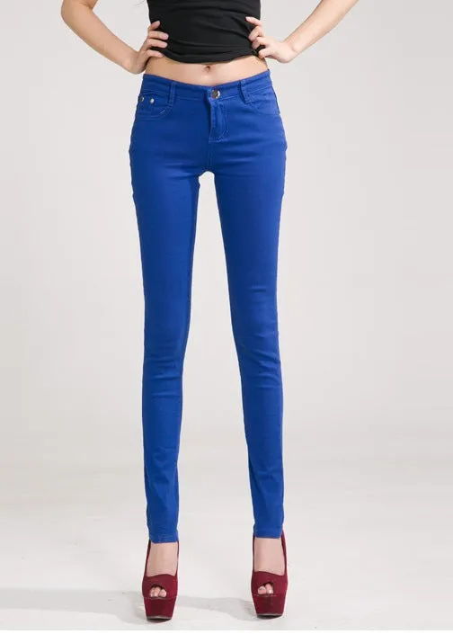 Fashion Color Pencil Pants