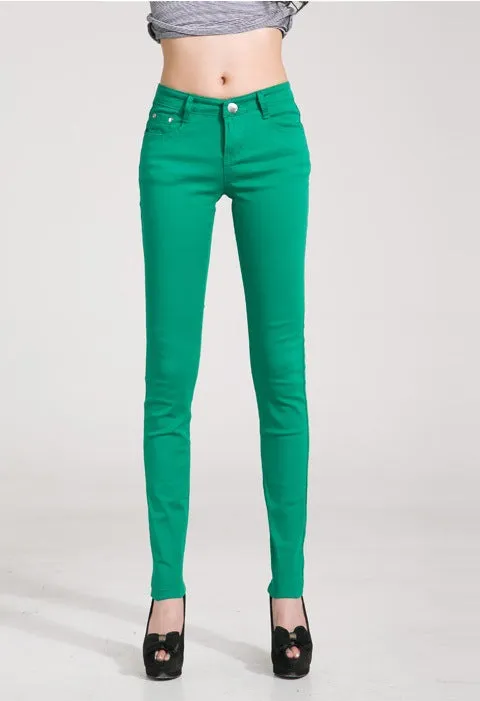 Fashion Color Pencil Pants