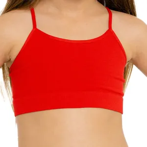 Girls Training Bra Camisole - Crop Cami Bras for Girls Spaghetti Straps Comfort (Designed to fit Girls 4-7)