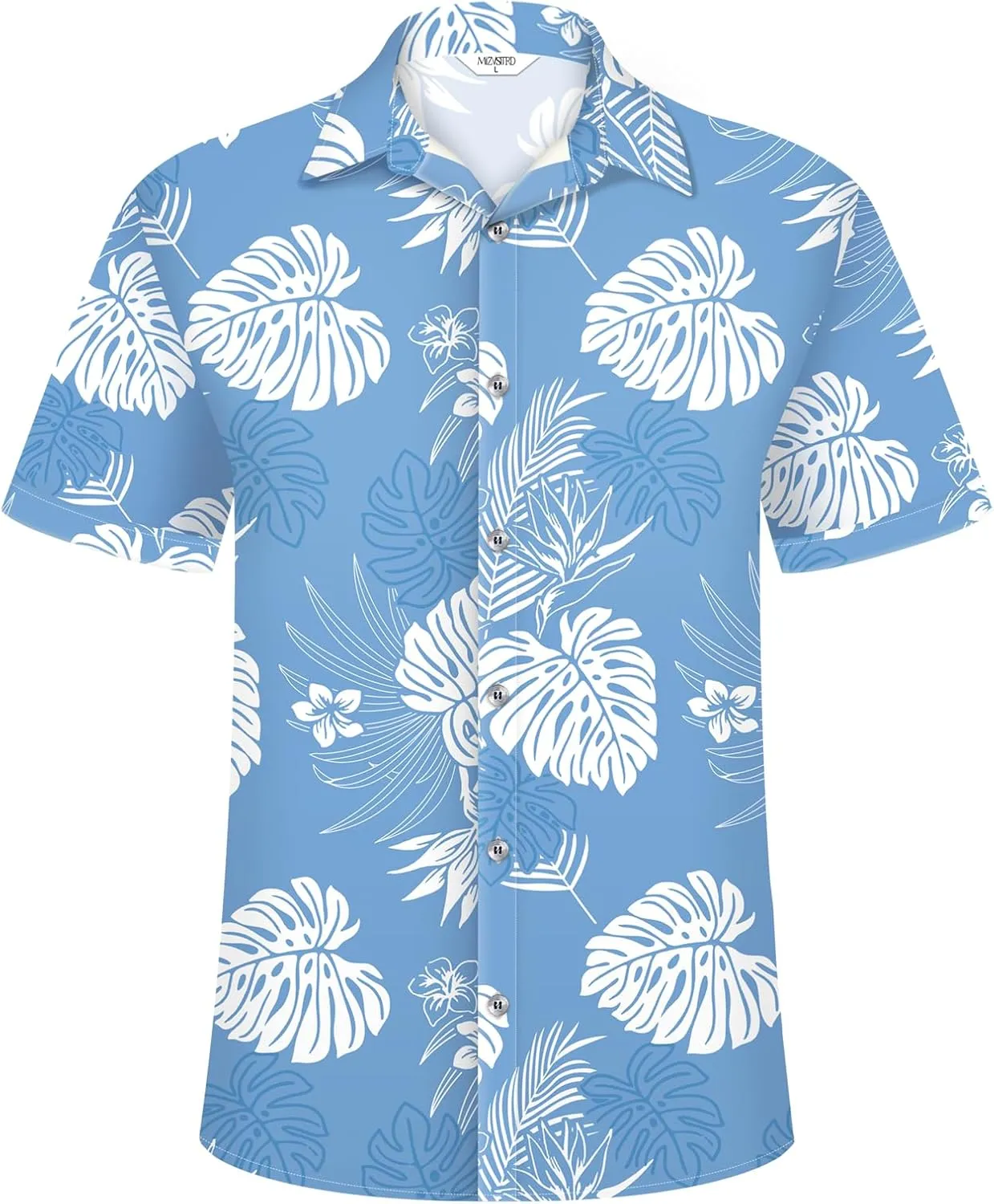 Hawaiian Shirt for Men Beach Shirts Summer Button Down Short Sleeve Tropical Tops Vacation Aloha Outfits Cruise Clothes