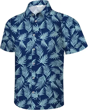 Hawaiian Shirt for Men Beach Shirts Summer Button Down Short Sleeve Tropical Tops Vacation Aloha Outfits Cruise Clothes