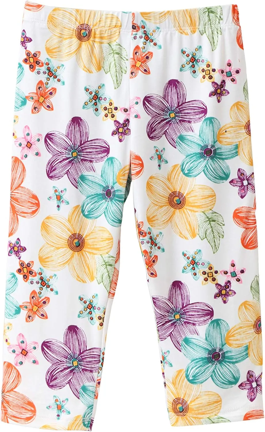 IRELIA 3 Pack Modal Girls Leggings Capri Solid Pant for School/Holiday