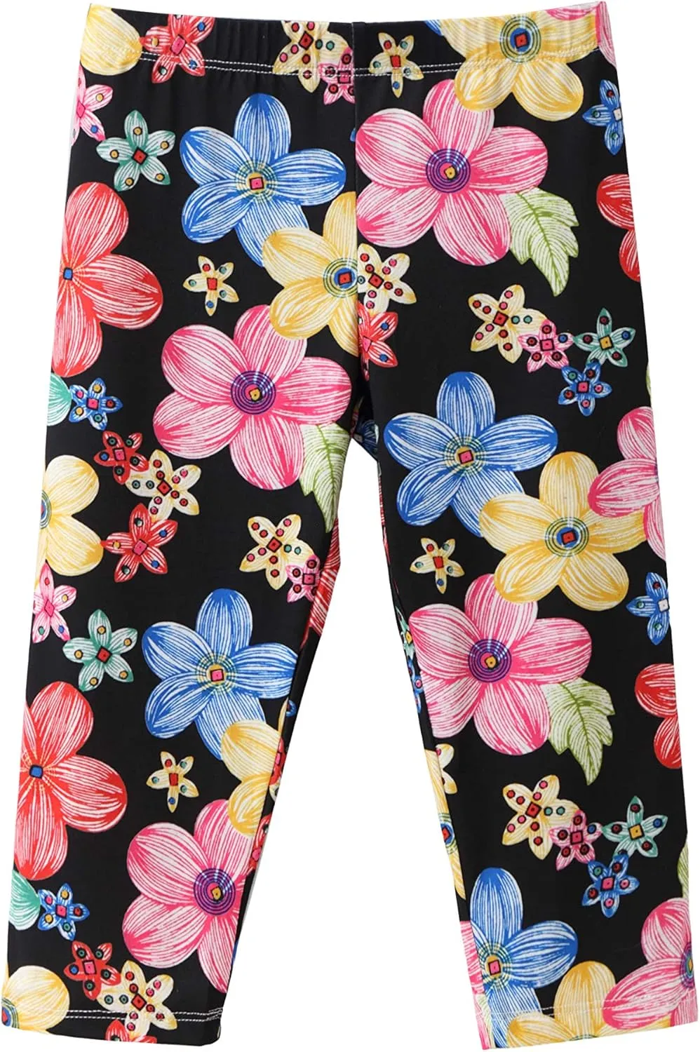 IRELIA 3 Pack Modal Girls Leggings Capri Solid Pant for School/Holiday
