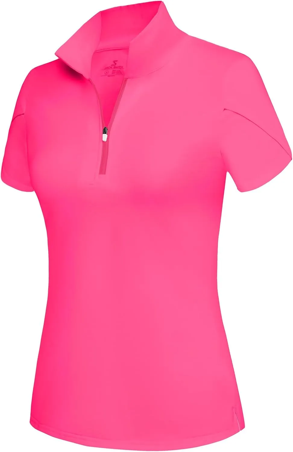 JACK SMITH Women's Golf Shirts Short Sleeve UPF50 Workout Tops for Women Moisture Wicking Dry fit Polo Shirt