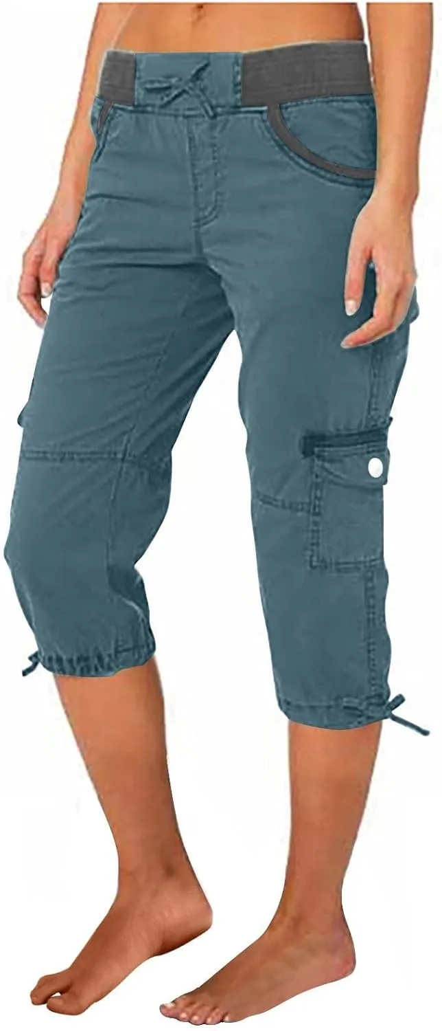 Jean Stretch Pants Abaya for Women Muslim Hoodie Prayer Abaya for Lady Baggy High Waisted Joggers Pants with 4