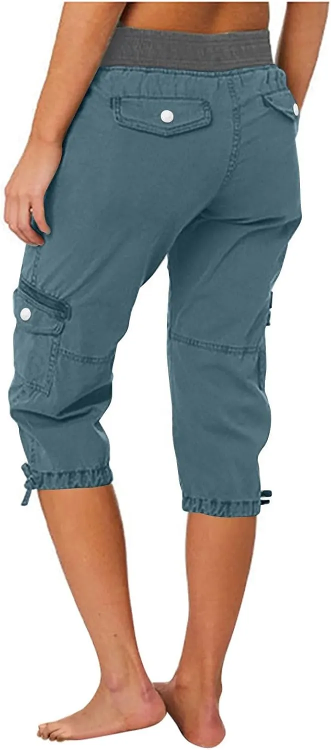 Jean Stretch Pants Abaya for Women Muslim Hoodie Prayer Abaya for Lady Baggy High Waisted Joggers Pants with 4