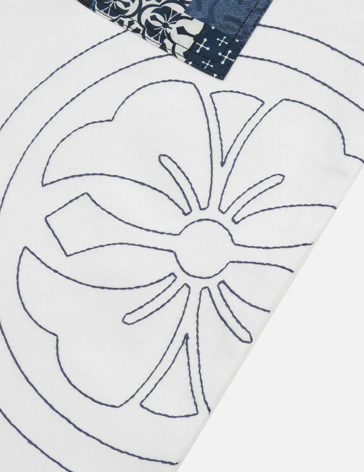 Kamon Stitching with Patterned Pocket Regular Fit T-shirt