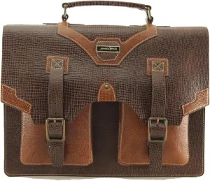 Laptop Bag Aneline Leather Laptop Bag For Men Professional Business Office Work Bag Waterproof Lightweight Laptop Bag - Dark Brown
