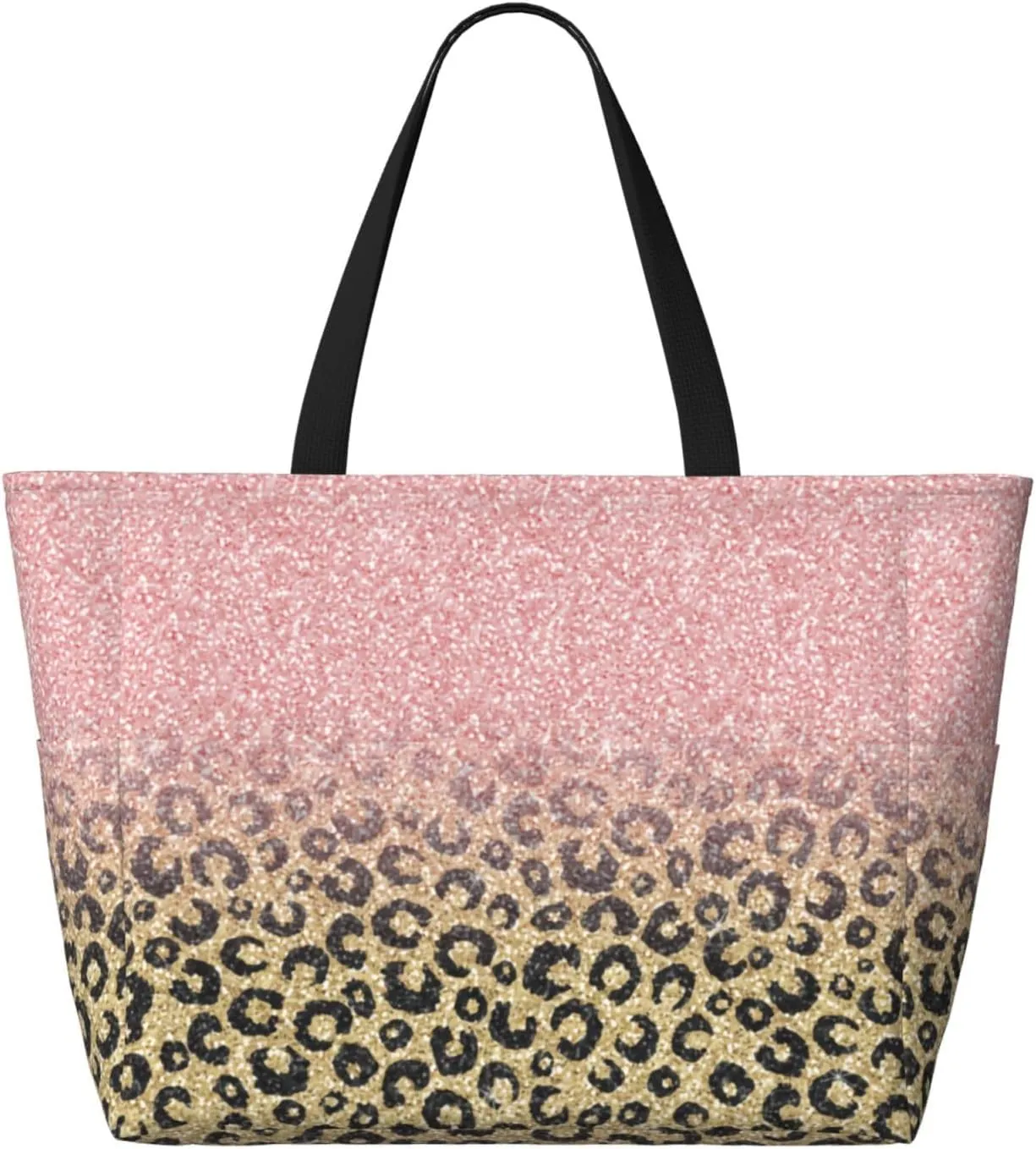 Large Beach Bag For Women Waterproof Foldable Travel Shoulder Tote Bag With Pocket For Weekender Pool Vacation