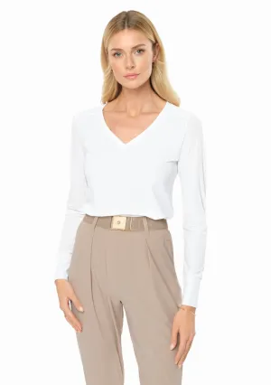 LEGEND Silken Light Blouse feather white