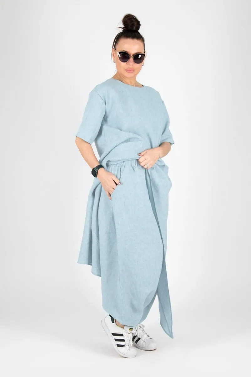 Linen Harem Pants LAUREN
