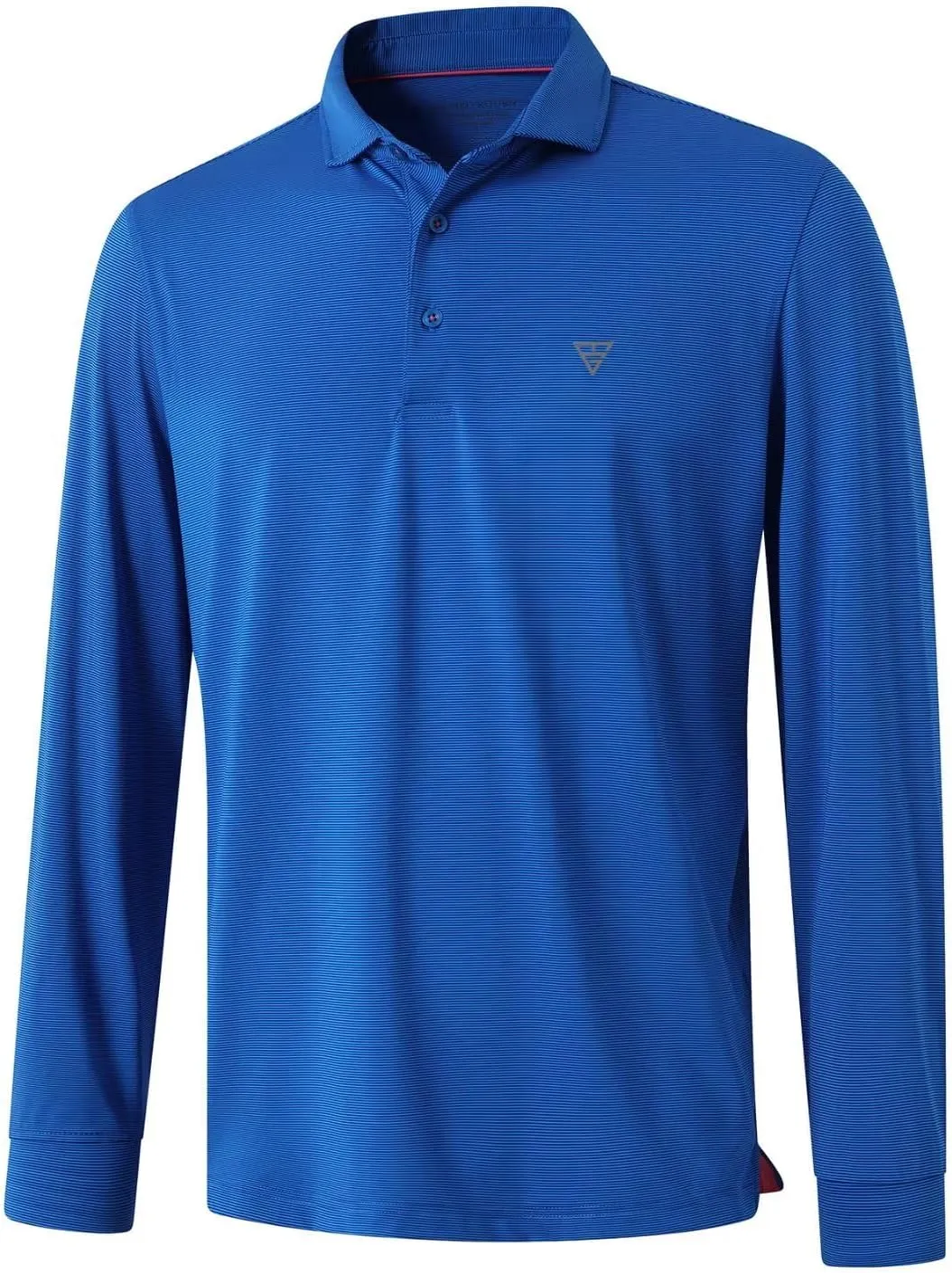 M MAELREG Short and Long Sleeve Polo Shirts for Men Dry Fit Performance Moisture Wicking Sport Pin Striped Mens Golf Shirts