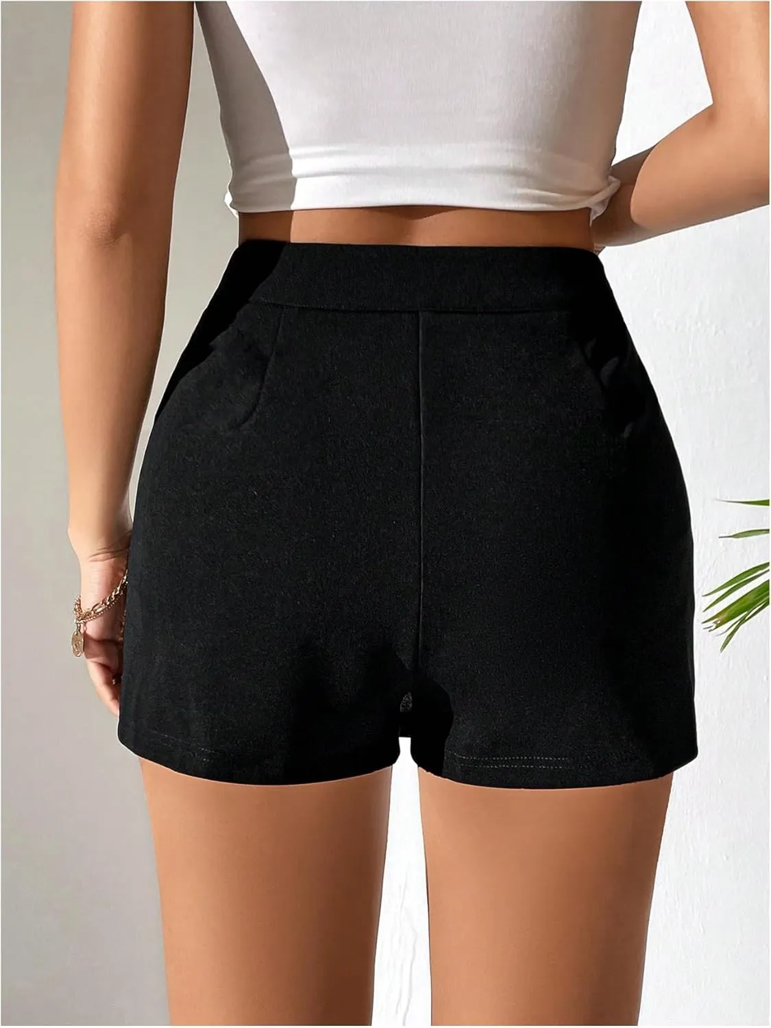 MakeMeChic Women's Y2k Mini Skirt Skort Micro Skirt with Short Skirts