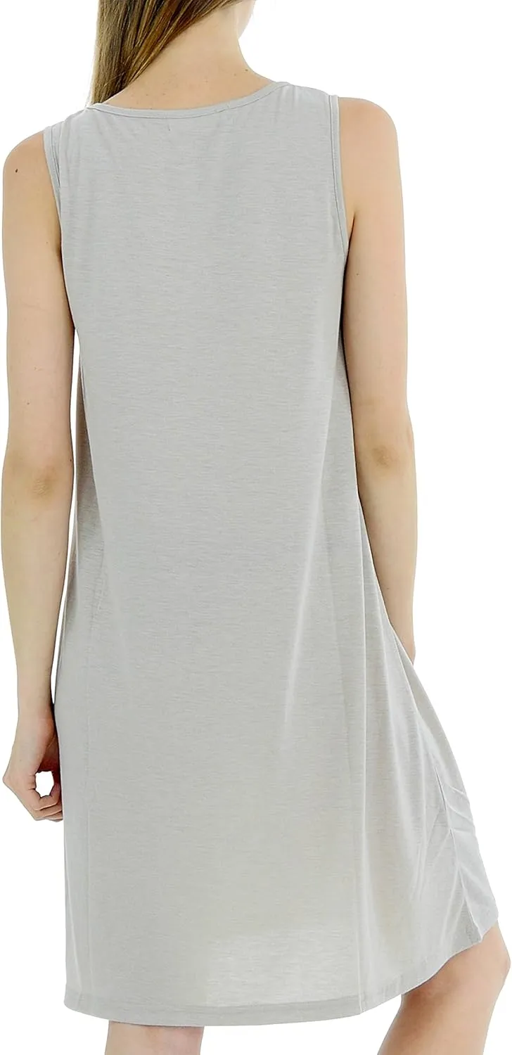 MELODY Women's Knit Camisole Full Slip Dresses