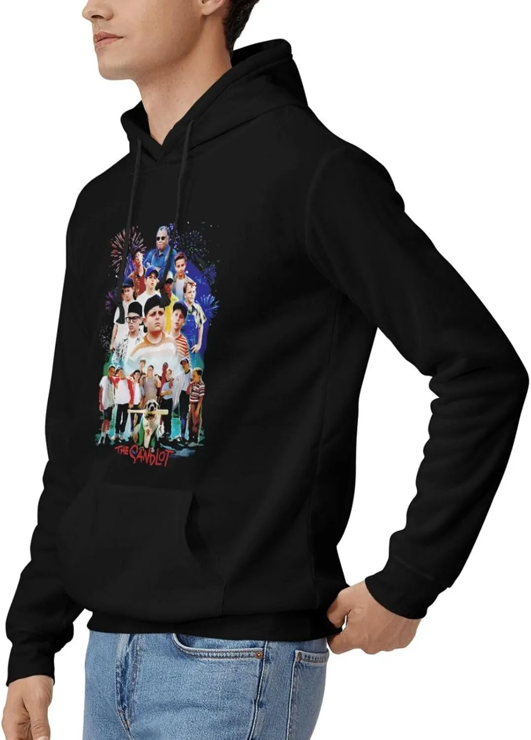 Mens Hooded Sweatshirt, Hooded Sportswear Shirts, Drawstring Pullover Hoodie