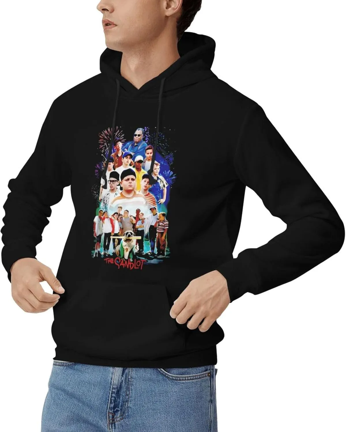 Mens Hooded Sweatshirt, Hooded Sportswear Shirts, Drawstring Pullover Hoodie