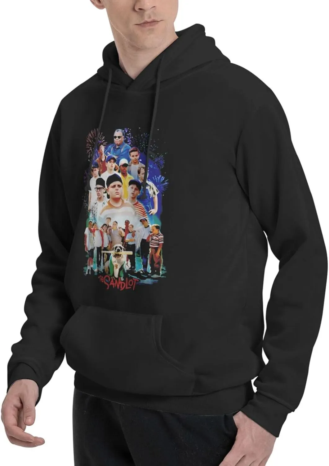 Mens Hooded Sweatshirt, Hooded Sportswear Shirts, Drawstring Pullover Hoodie