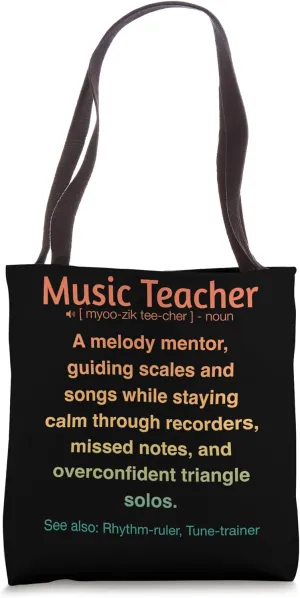 Music Teacher Tote Bag