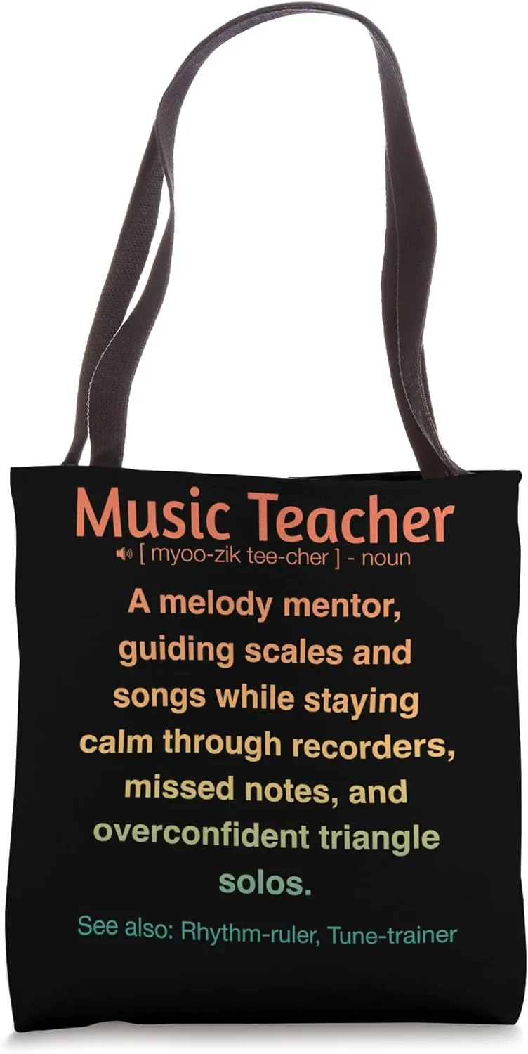 Music Teacher Tote Bag