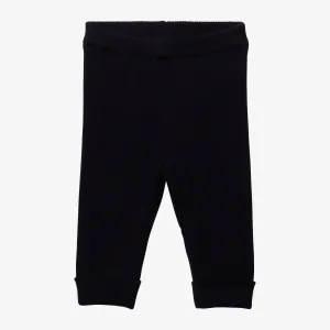 Newborn navy blue leggings