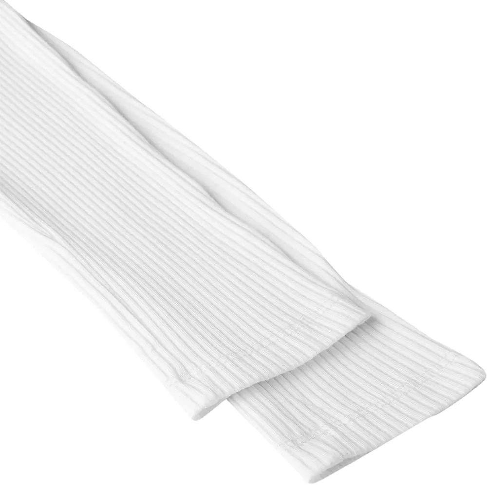 Noomelfish Girls Basic Ribbed Leggings Kids Cotton Kint Footless Full Length Tights Pants (2-14 Years)