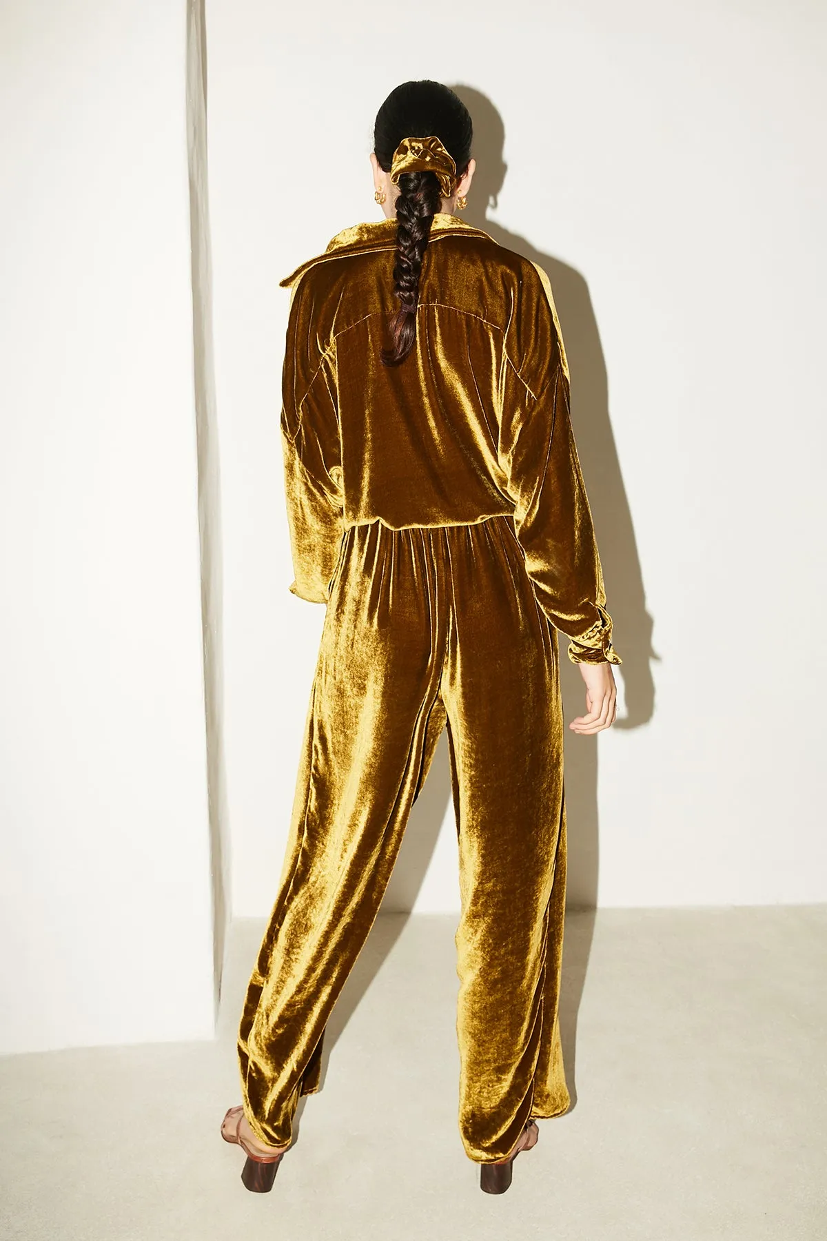 Oro Silk Velvet Judo Pants