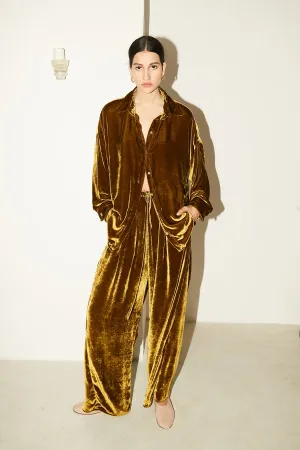 Oro Silk Velvet Judo Pants
