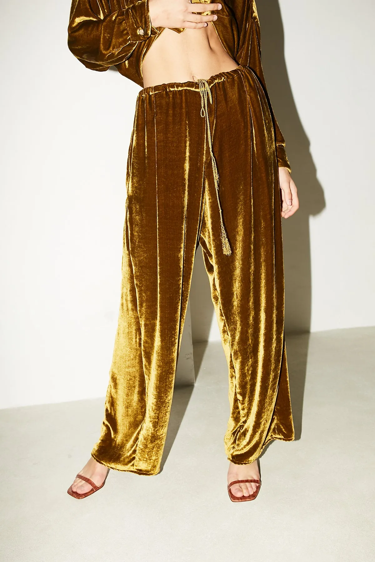 Oro Silk Velvet Judo Pants