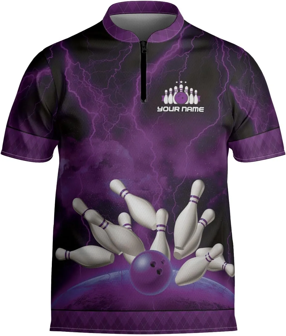 Personalized Bowling Jersey 3D Custom Bowling Shirts for Team Bowling Shirt Unisex for Men Women Bowling Jerseys 3D