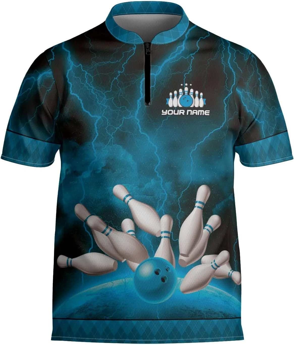 Personalized Bowling Jersey 3D Custom Bowling Shirts for Team Bowling Shirt Unisex for Men Women Bowling Jerseys 3D