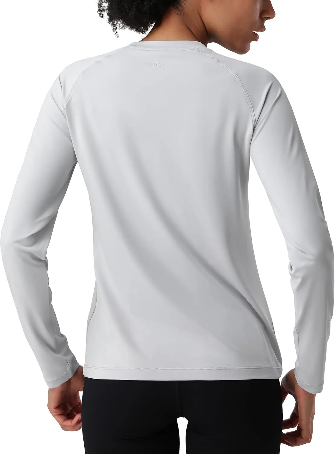 Pioneer Camp Women's UV Sun Protection SPF Shirt V Neck UPF 50  Long Sleeve Workout Tops Quick Dry Rash Guard Hiking Running