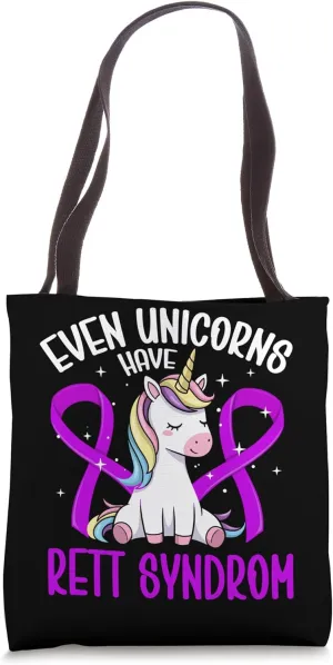 Rett Syndrom Warrior Tote Bag