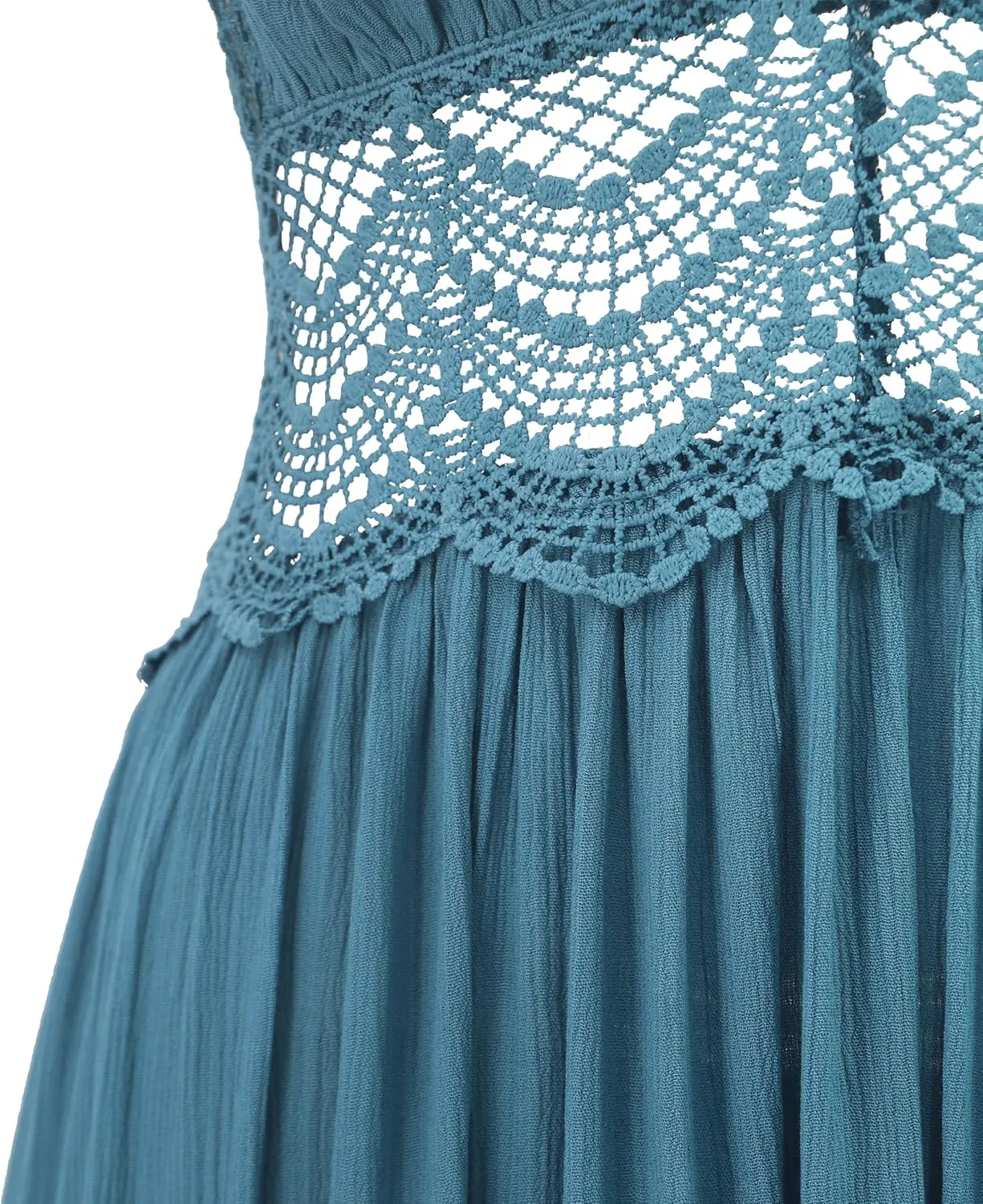 R.Vivimos Women's Summer Ruffles V Neck Backless Beach Short Dresses