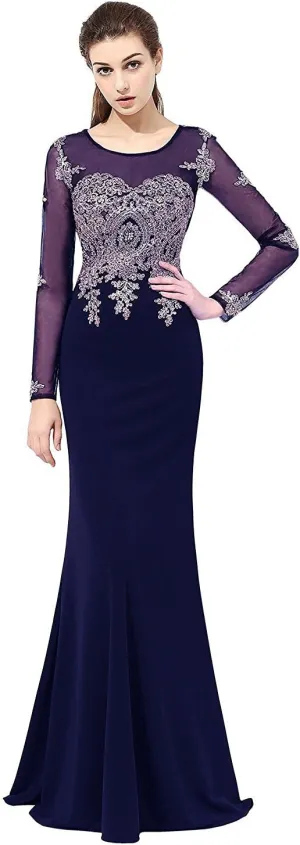 Sarahbridal Women's Prom Dresses Long 2022 Fromal Evening Ball Gowns