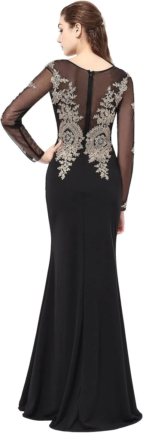 Sarahbridal Women's Prom Dresses Long 2022 Fromal Evening Ball Gowns