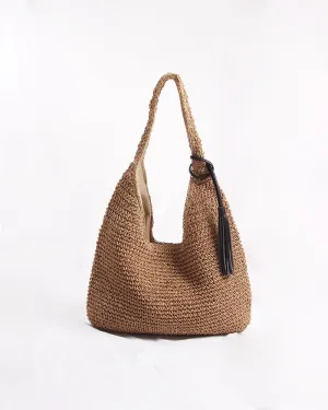 Shoulder Large Capacity Straw Beach Casual Vacation Bag