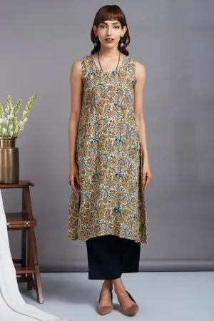 sleeveless dress - breezy floral