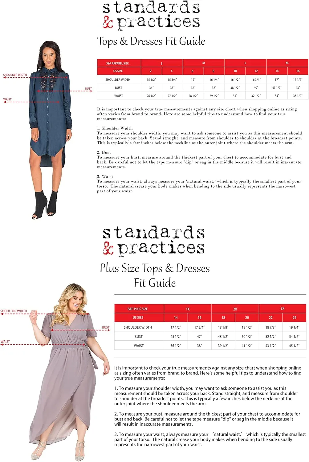 Standards & Practices Women's Plus Size Brick Red Crepe Knit 3/4 Balloon Sleeves Midi Shift Dress