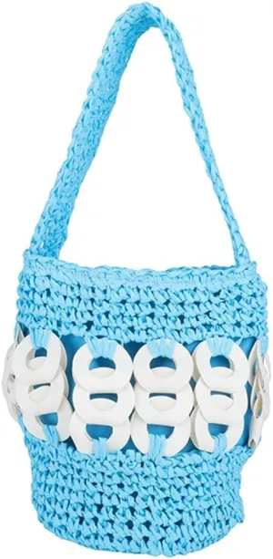 Straw Bucket Hobo Bag for Women Tote Bag Summer Vacation Beach Handbags Boho Bohemian Style Shoulder Purse 2025