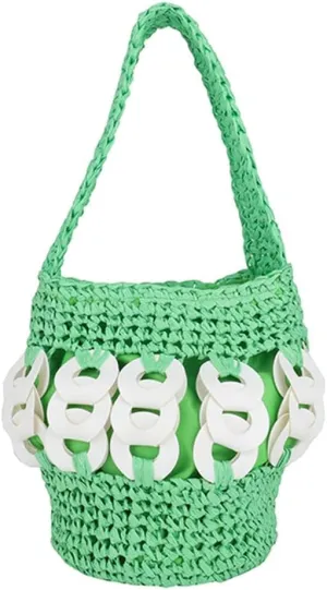 Straw Bucket Hobo Bag for Women Tote Bag Summer Vacation Beach Handbags Boho Bohemian Style Shoulder Purse 2025